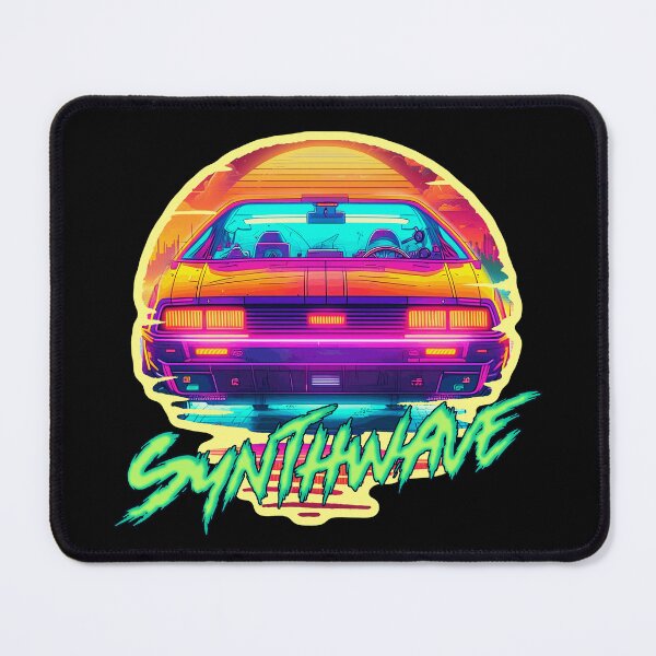 Item preview, SYNTHWAVE Logo Sign Retrowave Outrun Futurewave Sun 2 designed and sold by Synthwave Poem.