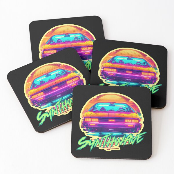 Item preview, SYNTHWAVE Logo Sign Retrowave Outrun Futurewave Sun 2 designed and sold by Synthwave Poem.