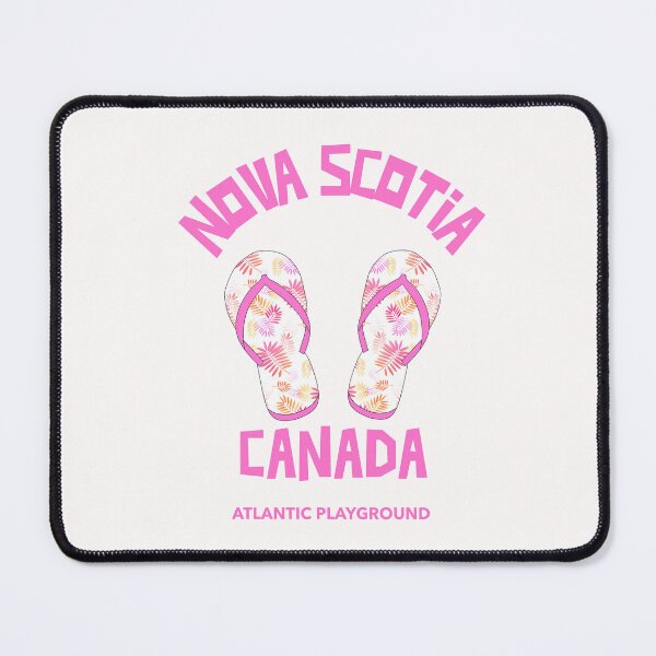 Item preview, Nova Scotia Canada Pink Flip Flops designed and sold by Sartoris Art.