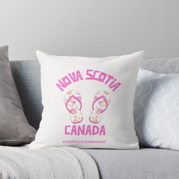 Item preview, Nova Scotia Canada Pink Flip Flops designed and sold by Sartoris Art.