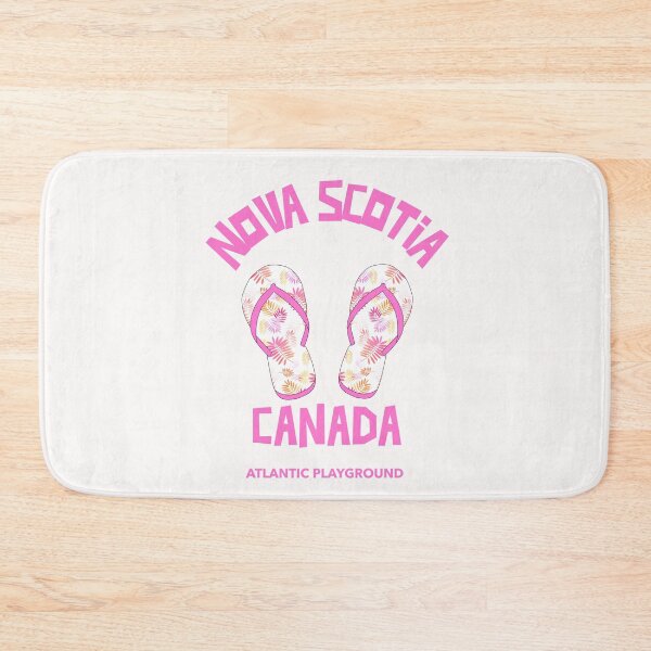 Item preview, Nova Scotia Canada Pink Flip Flops designed and sold by Sartoris Art.