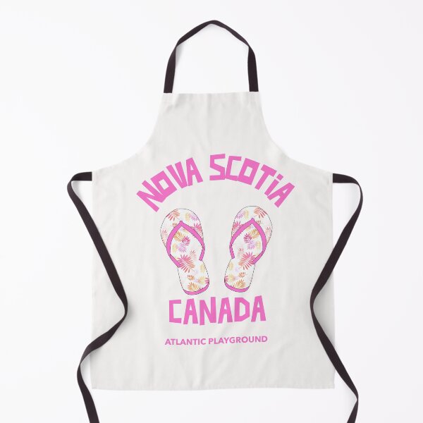 Item preview, Nova Scotia Canada Pink Flip Flops designed and sold by Sartoris Art.