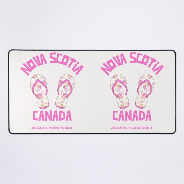 Item preview, Nova Scotia Canada Pink Flip Flops designed and sold by Sartoris Art.
