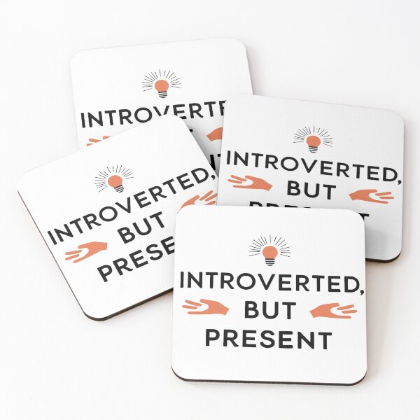 Item preview, Introverted but Present | Minimalist Mother’s Day Quote for Quiet Moms designed and sold by LaserKey.