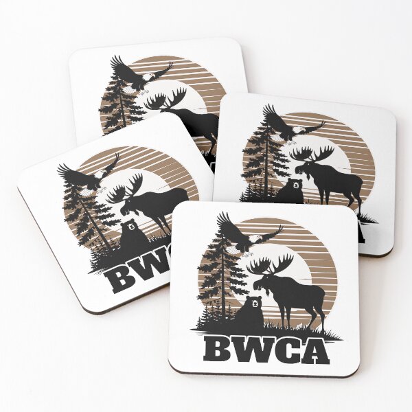 Item preview, BWCA Wilderness Wildlife Sunset Silhouette designed and sold by WayoftheWater.