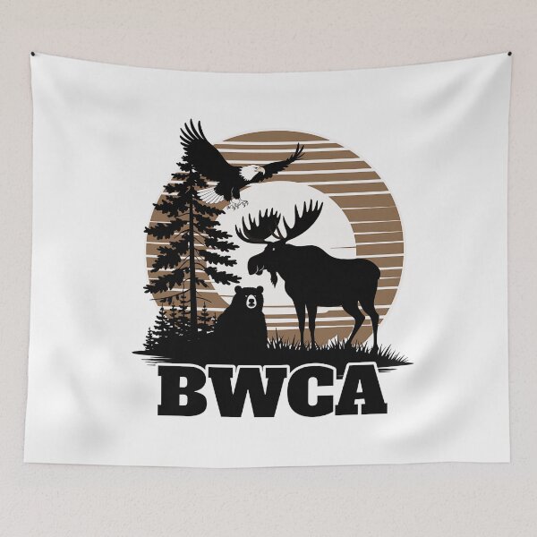 Item preview, BWCA Wilderness Wildlife Sunset Silhouette designed and sold by WayoftheWater.
