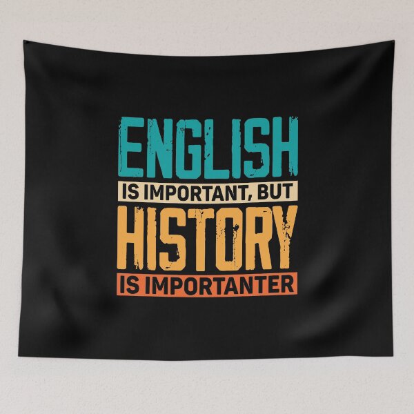 Item preview, English is important but math is importanter English Teacher Gift designed and sold by DexertimaArt.