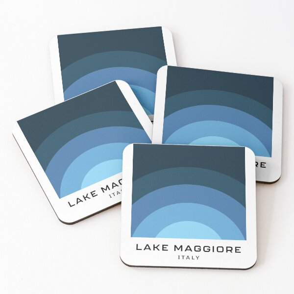 Item preview, Lake Maggiore Italy Abstract Bauhaus Style Design designed and sold by cartoosh.