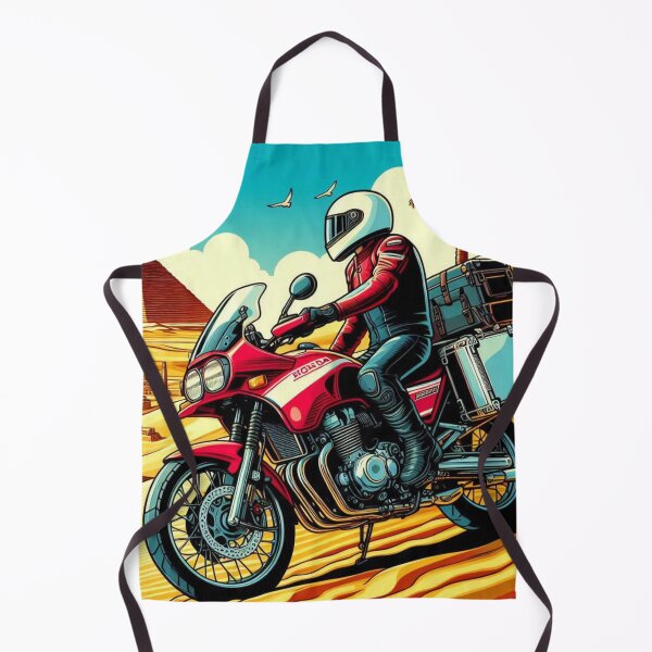 Item preview, Motorcyclist Taking a Break at the Egyptian Pyramids – Perfect Design for Touring & Adventure Lovers designed and sold by knalpot-design.