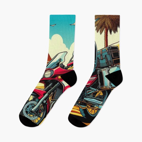 Item preview, Motorcyclist Taking a Break at the Egyptian Pyramids – Perfect Design for Touring & Adventure Lovers designed and sold by knalpot-design.