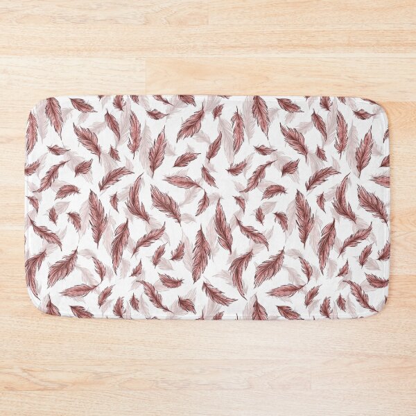 Item preview, Pattern and light flying pink feathers for a pleasant coziness in the duvet cover and bedding cushions.  designed and sold by ArtbySvetik.