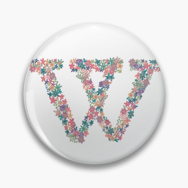 Item preview, Wellesley W Flowers Spring Colors designed and sold by octopusmilkman.