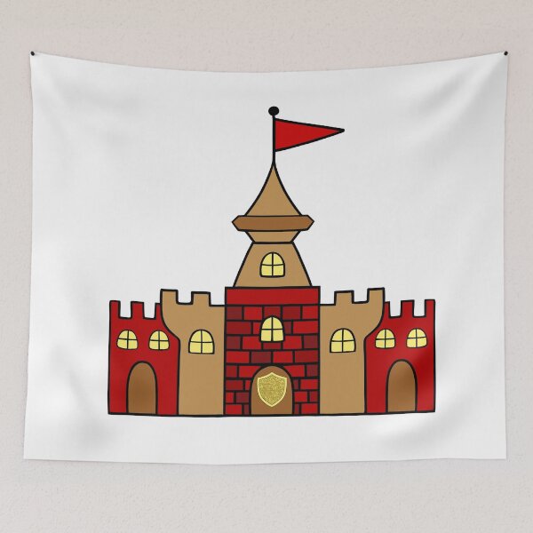 Item preview, Fairytale Medieval Castle designed and sold by Sartoris Art.