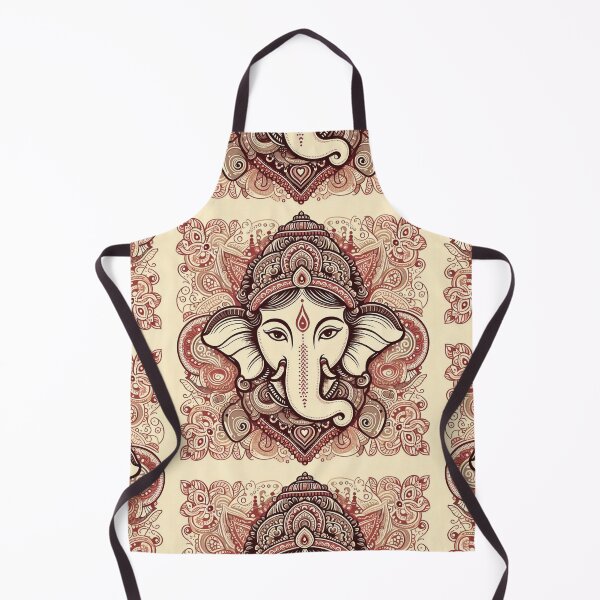 Item preview, Ganesha head on ornate background designed and sold by ZOXOFO.