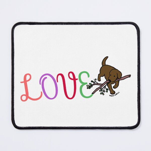 Item preview, Chocolate Labrador Love Letters designed and sold by HappyLabradors.