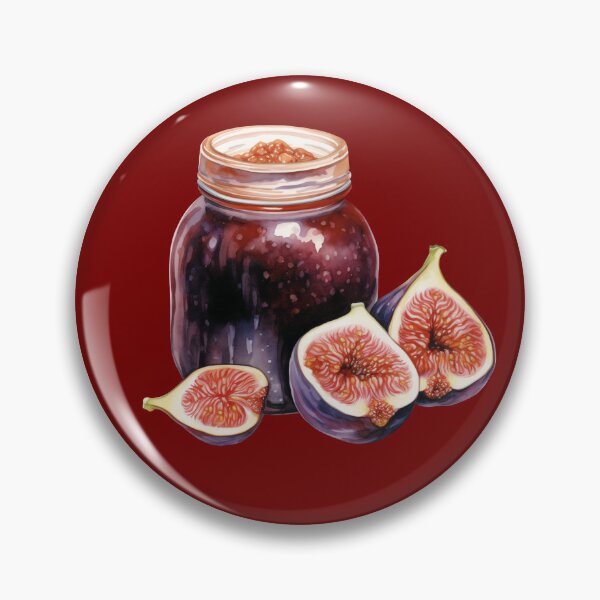 Artikelvorschau, Feigenmarmelade im Glas entworfen und verkauft von Violet Peonies.