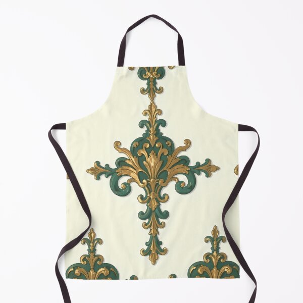 Item preview, Alabaster & Green-Gold Damask designed and sold by DesignsByPrnces.