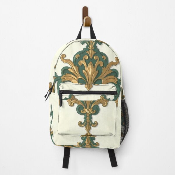 Item preview, Alabaster & Green-Gold Damask designed and sold by DesignsByPrnces.