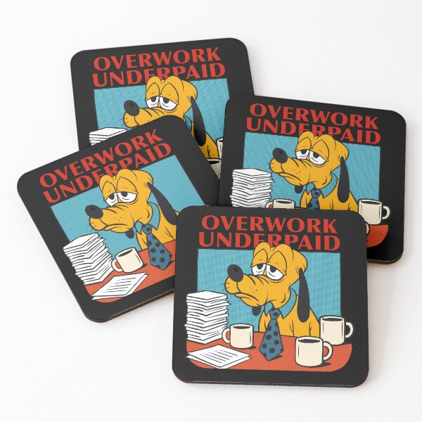 Item preview, Underpaid Overwork designed and sold by UnicornDreamers.