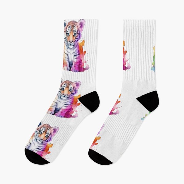 Item preview, "Rainbow Tiger: Softness and Fantasy Energy" designed and sold by GagaArtGallery.