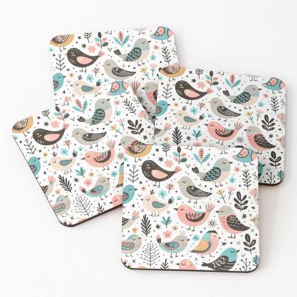 Item preview, Where Birds and Art Meet in Playful Patterns designed and sold by Vanich-Panich.