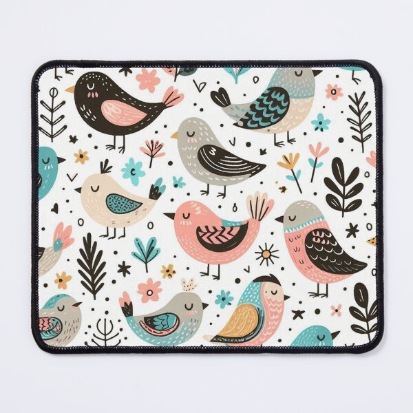 Item preview, Where Birds and Art Meet in Playful Patterns designed and sold by Vanich-Panich.