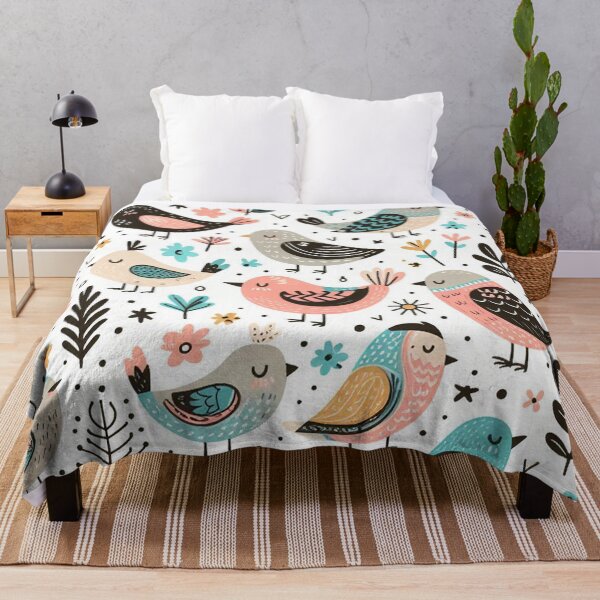 Item preview, Where Birds and Art Meet in Playful Patterns designed and sold by Vanich-Panich.