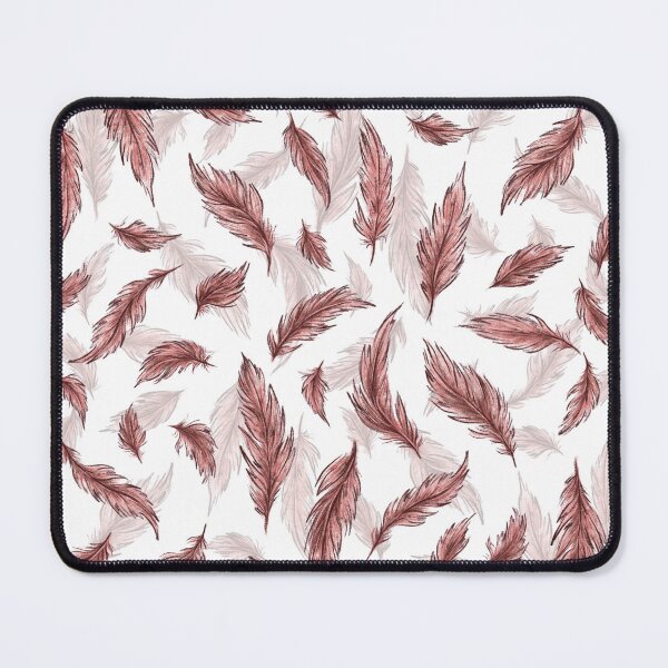 Item preview, Pattern and light flying pink feathers for a pleasant coziness in the duvet cover and bedding cushions. designed and sold by ArtbySvetik.
