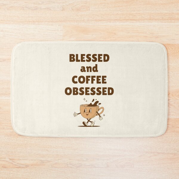 Item preview, Blessed and Coffee Obsessed Retro designed and sold by KateAngelaArt.