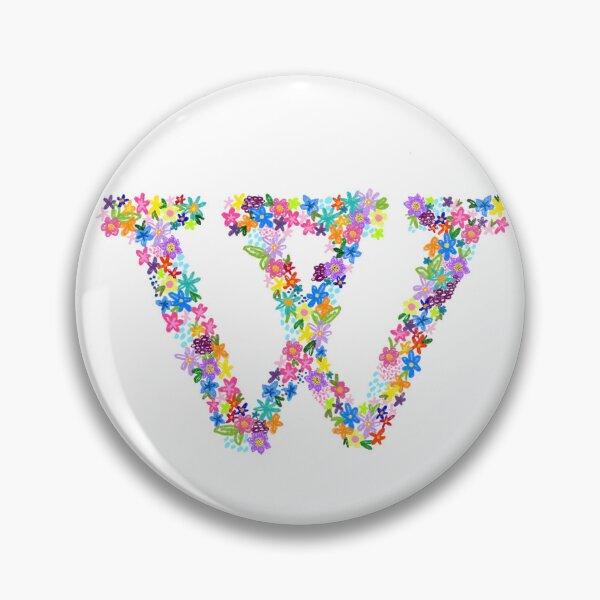 Item preview, Wellesley W Flowers Bright Colors designed and sold by octopusmilkman.