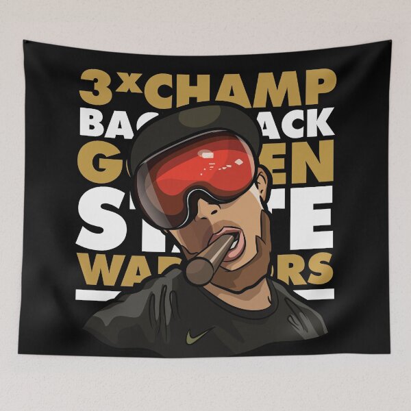 Item preview, 3 Time Champ Back 2 Back Champions Golden State Warriors Stephen Curry Funny Gift Fan Art Support designed and sold by Teeleo.
