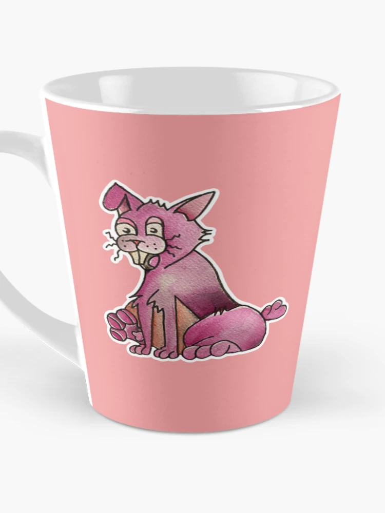 Thumbnail 3 von 4, Kaffeebecher, Pink Rabbit von Ravin Bush designt und verkauft von RavinBush.