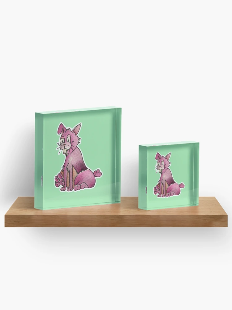 Thumbnail 3 von 5, Acrylblock, Pink Rabbit von Ravin Bush designt und verkauft von RavinBush.