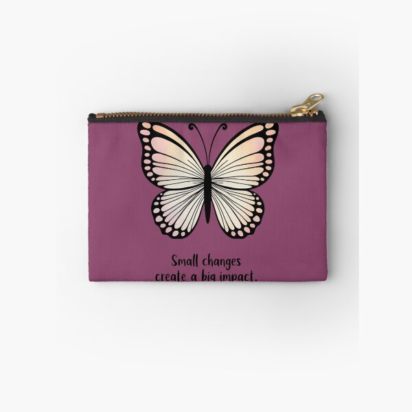 Item preview, Be the Change - Butterfly Effect Inspirational Quote designed and sold by Chroma Dreams .