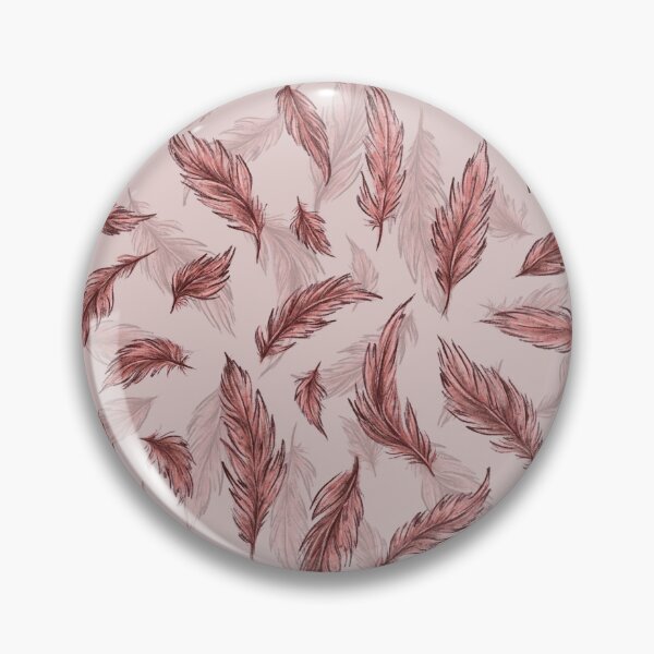 Item preview, Pattern and light flying pink feathers for a pleasant coziness in the duvet cover and bedding cushions.  designed and sold by ArtbySvetik.