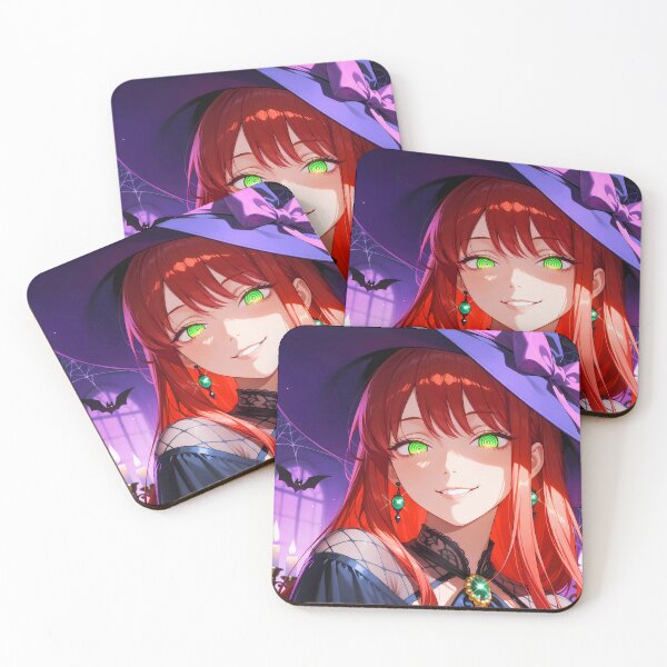 Item preview, Enchanting Witch with Glowing Green Eyes designed and sold by LunattaStore.