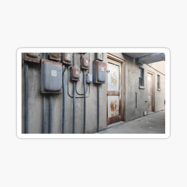Item preview, Brutalist Rusted Alley Shot designed and sold by APAbstractArt.