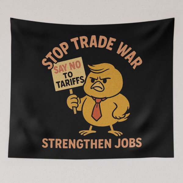 Item preview, Stop Trade War Bird: Strengthen Jobs Movement designed and sold by zzz888.