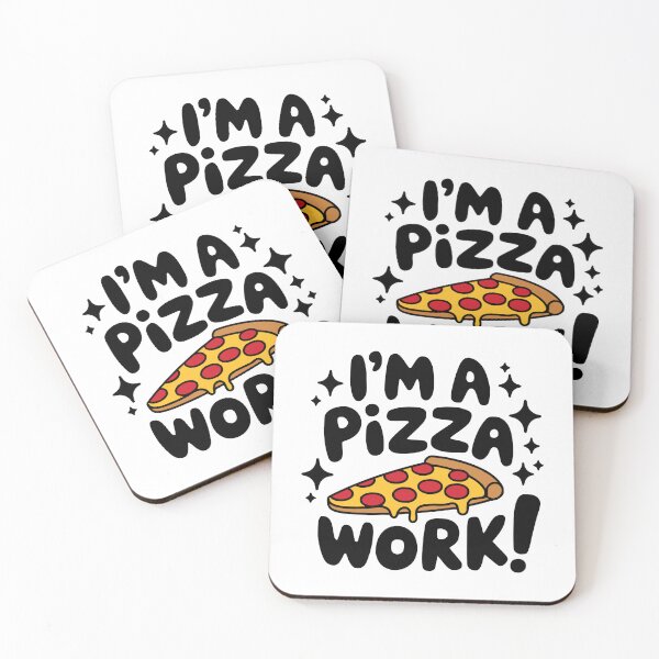 Item preview, I'm A Pizza Work! Cute Pizza Pun designed and sold by PMCreative.