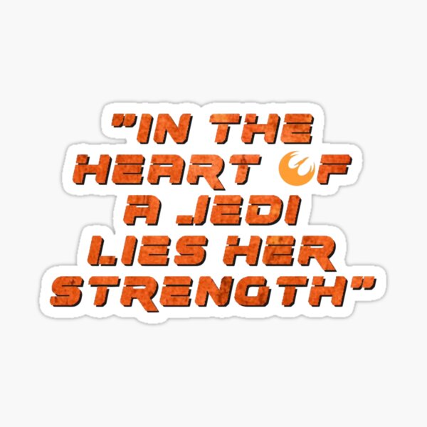 Vista previa del artículo con la obra «Cita de SW del Corazón del Jedi», diseñado y vendido por MelanieRdz.