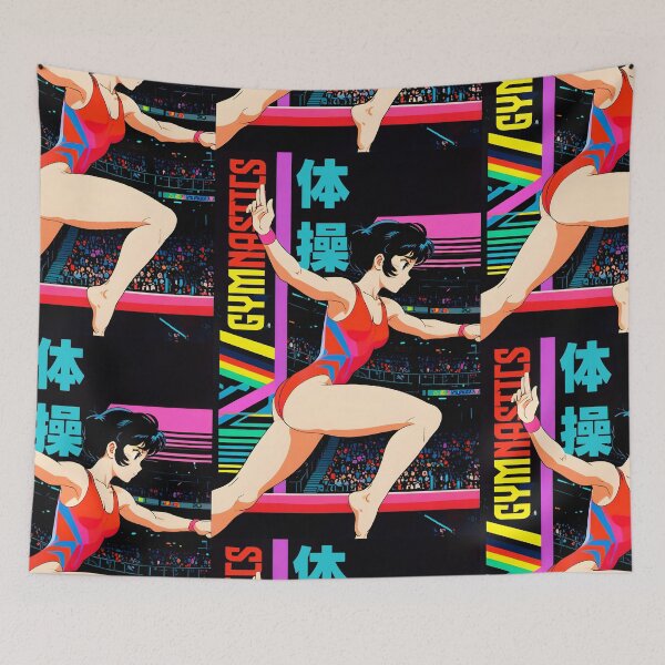 Item preview, Gymnastics Anime Sport Design designed and sold by Kiranimeverse.