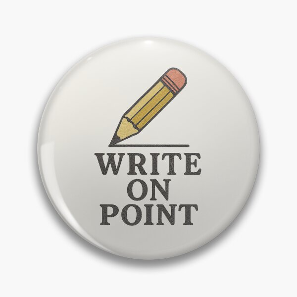 Item preview, Write On Point – Minimalist Pencil Pun for Writers & Authors designed and sold by Bratak.