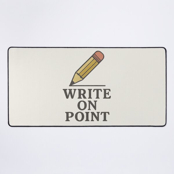 Item preview, Write On Point – Minimalist Pencil Pun for Writers & Authors designed and sold by Bratak.
