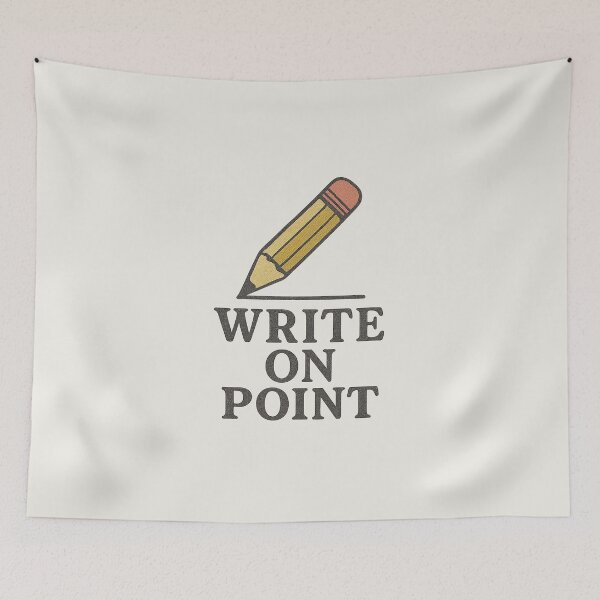 Item preview, Write On Point – Minimalist Pencil Pun for Writers & Authors designed and sold by Bratak.
