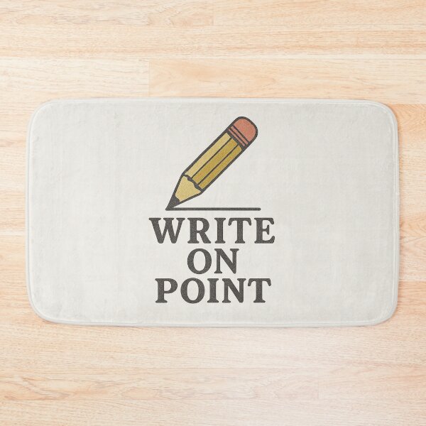Item preview, Write On Point – Minimalist Pencil Pun for Writers & Authors designed and sold by Bratak.