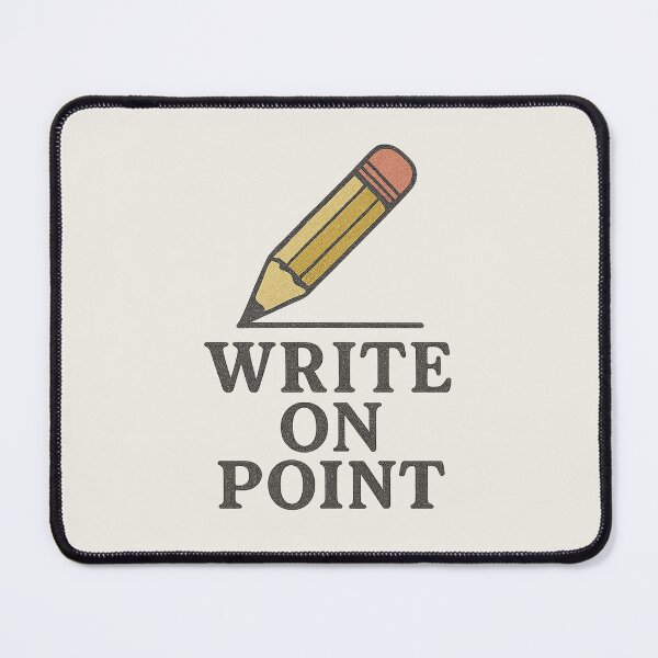 Item preview, Write On Point – Minimalist Pencil Pun for Writers & Authors designed and sold by Bratak.