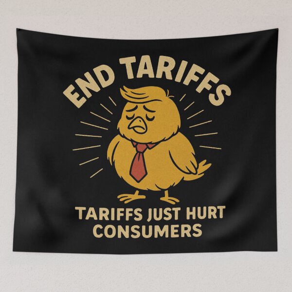 Item preview, End Tariffs: Tariffs Hurt Consumers Bird designed and sold by zzz888.
