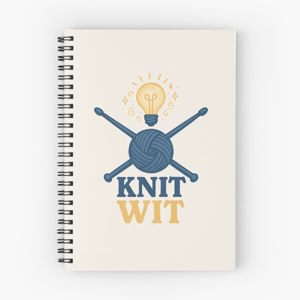 Item preview, Knit Wit – Funny Yarn and Needle Design for Knitters designed and sold by Bratak.