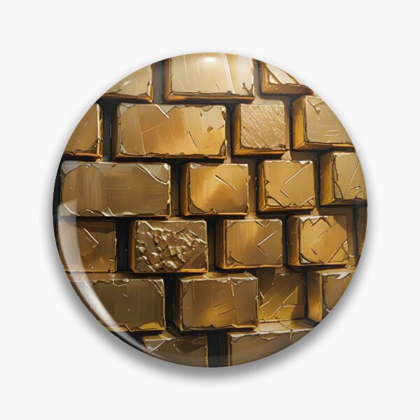Item preview, Wall made of gold bricks designed and sold by Marcu Ioachim.