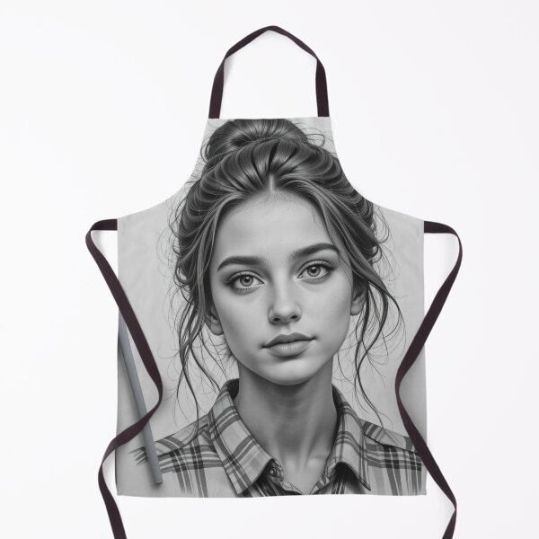 Item preview, pencil art of a beautiful girl designed and sold by syedg6.
